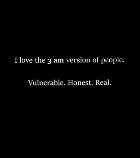 wanting to know someone, real and read and relate