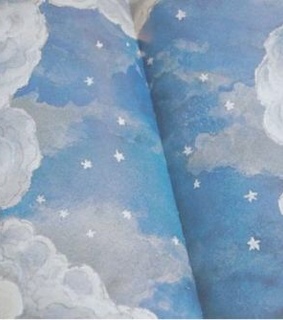 sky painting, blue sky and Denim blue