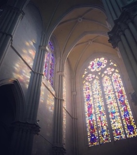 church, pretty and art