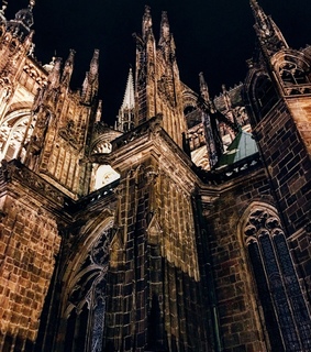 beautiful, black and night