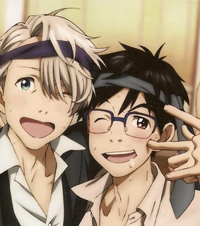 ice skating, viktor nikiforov and Yuri!!! On Ice