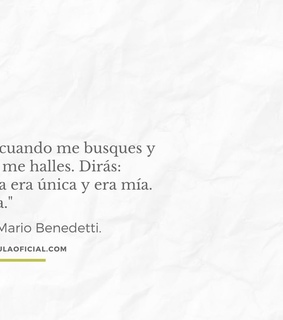 amor, espanol and mario benedetti