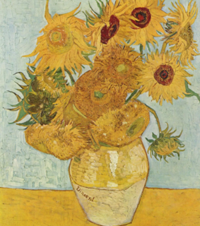 art, vincent van gogh and sunflowers