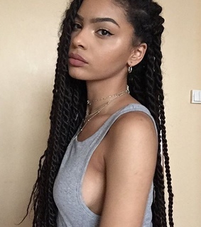 light skinned, gorgeous girl and locs