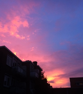 sunrise, night and night skies