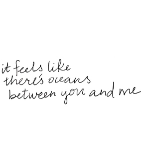 long distance, quote and handwritten