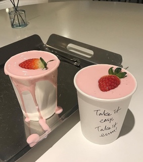 yum, strawberry and food