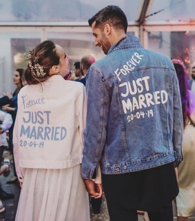 wedding, couple and family