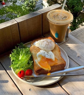 egg, bread and yummy