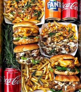 fries, delicious and drink