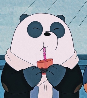 profile picture, milk tea and cartoon