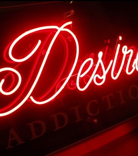 glow, neon aesthetic and desire