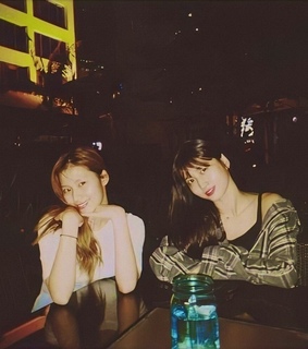 momo hirai, once and sana minatozaki polaroid