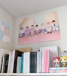 fangirl, pink and bts aesthetics