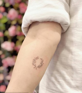 nature tattoos, line art tattoos and small tattoos