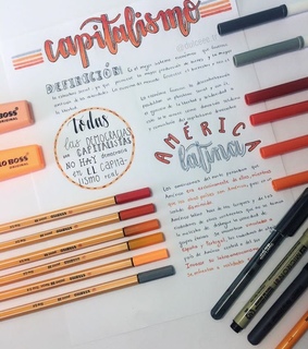 plumones, apuntes bonitos and libretas