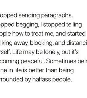 begging, walk away and alone