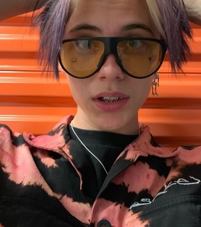 sunglasses, blue and hair