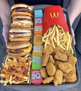 delicious, chicken nuggets and fries