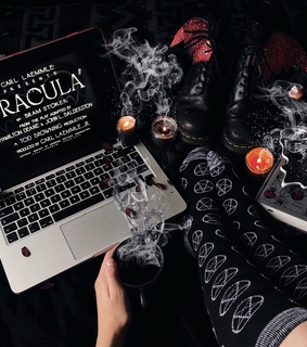 tea, book and decorations