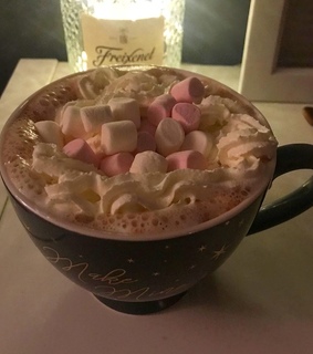 hot choc, autumn and cozy
