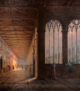 sunset, cemetery and graveyard