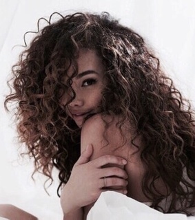 rings, mixed and wavey hair