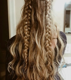 hair, two and braid