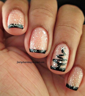 girl, christmas and nail
