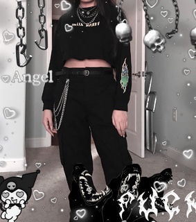 cyber, flames and goth