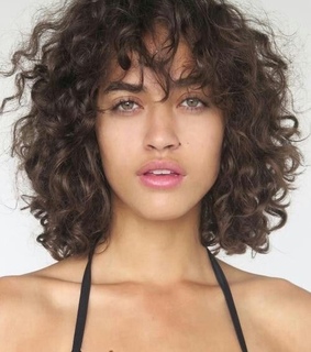 curly fringe, bangs and hair styles