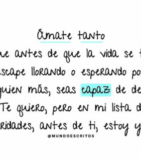 decir, vida and te quiero