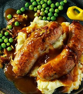 veggie, meals and sausages