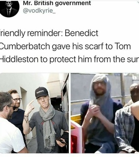 benedict cumberbatch, tom hiddleston and cute