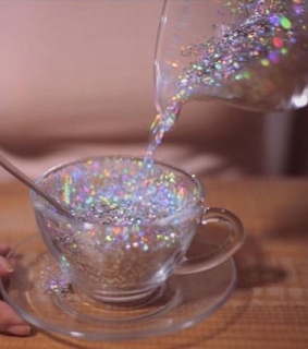 silver glitter, silver glitter aesthetic and silver