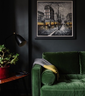 apartment, eclectic and furniture