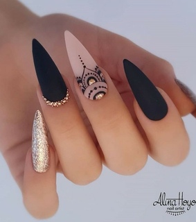 uñas, rosa and manos