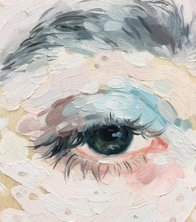 painting, eyes and yes