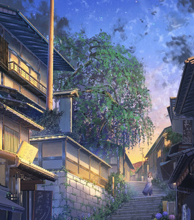 anime, aesthetic and night