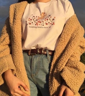 fall style, broken heart and aesthetic