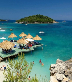 travel, holiday and island