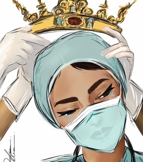 stand up, corona and courage