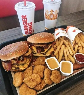 cheeseburger, fast food and burger king