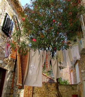 laundry, mediterranean and vintage