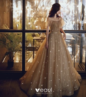 glitter tulle, long dress and tulle dress