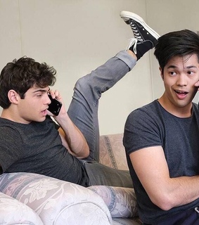 ross butler and Noah CenTineo