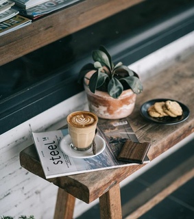 coffee, cookies and morning