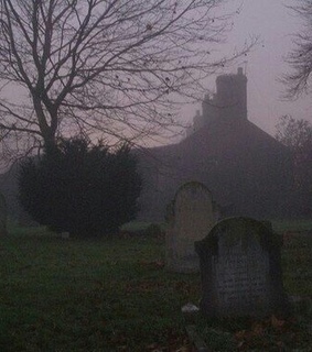 sky, vintage and graveyard