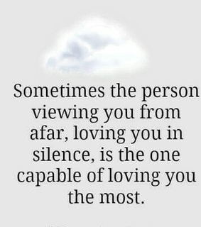 loving you, silence and long distance