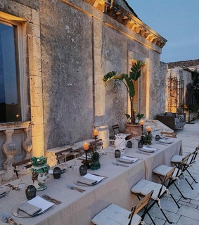 italy, events and table setting